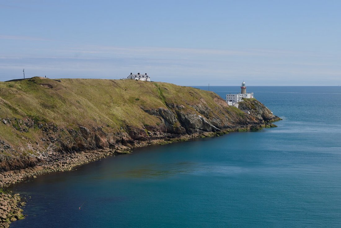 The Baily Lighthouse seen from the Howth cliff walk